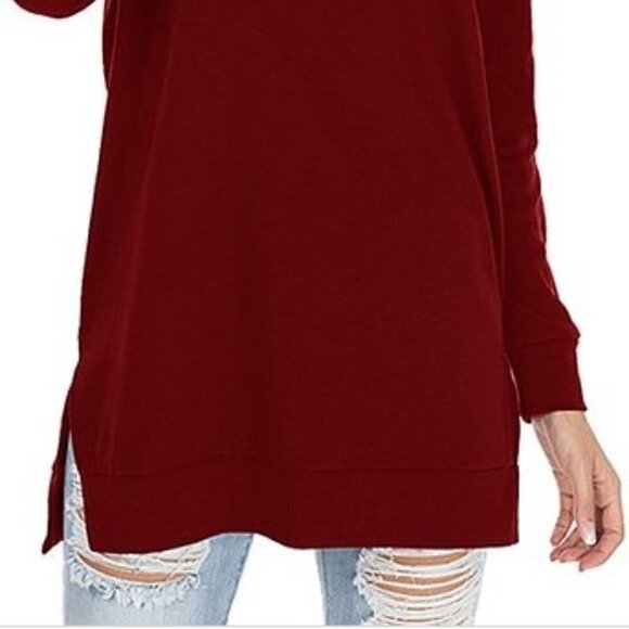 🎄Tunic Side-Slit Long-Sleeve – Plus Size 1X Haute Edition - Picture 6 of 6
